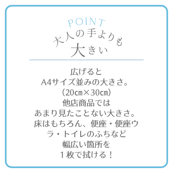 【送料無料】トイレの除菌シート　「潔癖さんのトイレの必需品」6個お試しセット