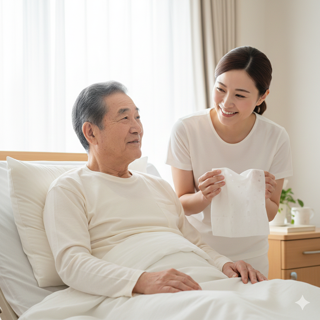 介護のプロも絶賛！お尻拭きは「エンボス加工」で選ぶ。高齢者の肌を守り、ニオイの悩みも解決する秘訣